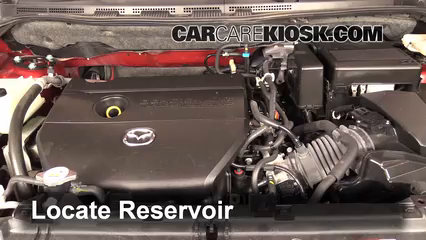 2013 Mazda 5 Sport 2.5L 4 Cyl. Windshield Washer Fluid Add Fluid